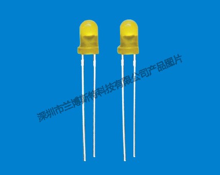 LED-3MM黃發(fā)黃LED指示燈